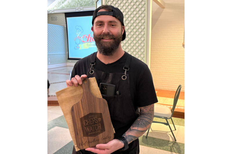 Chef Andrew Recognized as a Louisiana Cookin' Chef to Watch